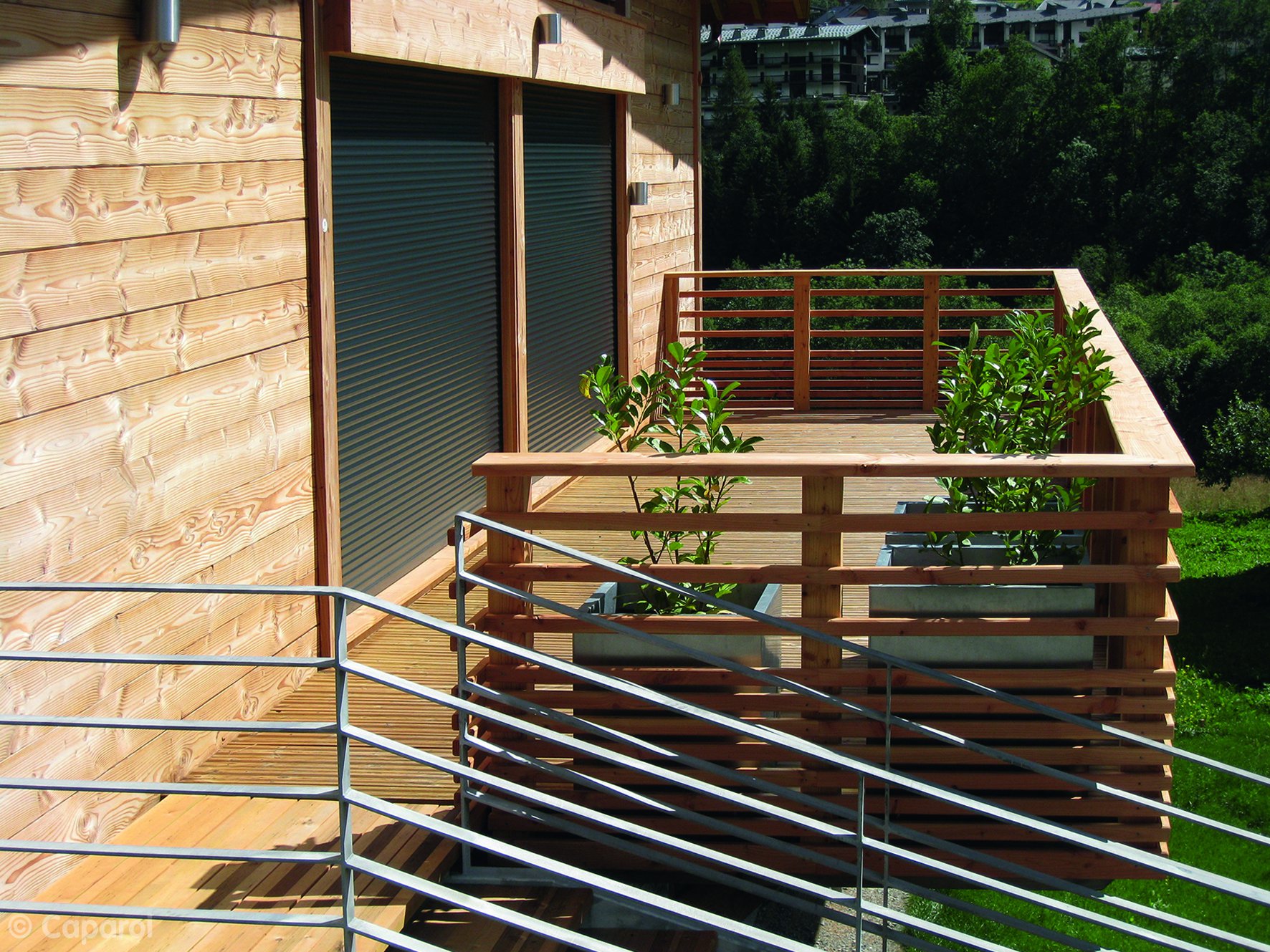 terrasse de chalet